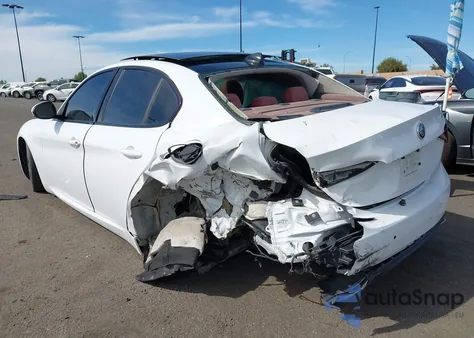 2019 Alfa Romeo Giulia Ti Sport Rwd z USA, uszkodzony, nr VIN ZARFAMBN5K7604070